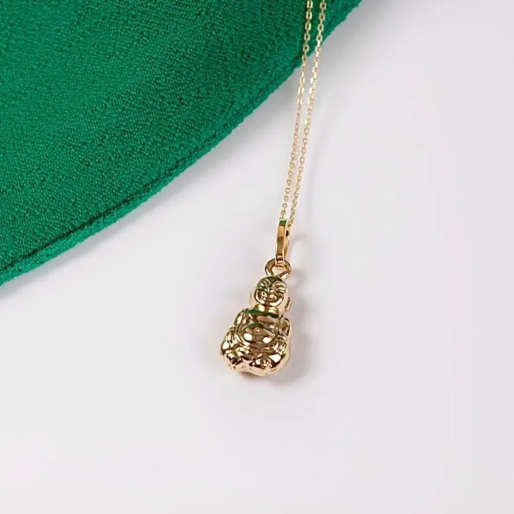 14K Gold Buddha Charm | Spiritual Pendant By Tehrani Jewelry